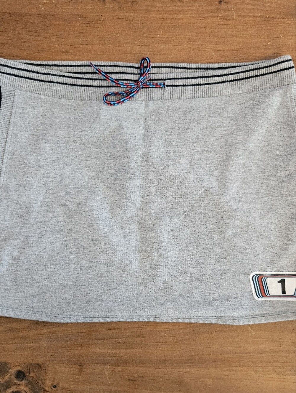 PORSCHE Design Women's Gray Martini Racing Skirt Euro Beach Pool Med US Small